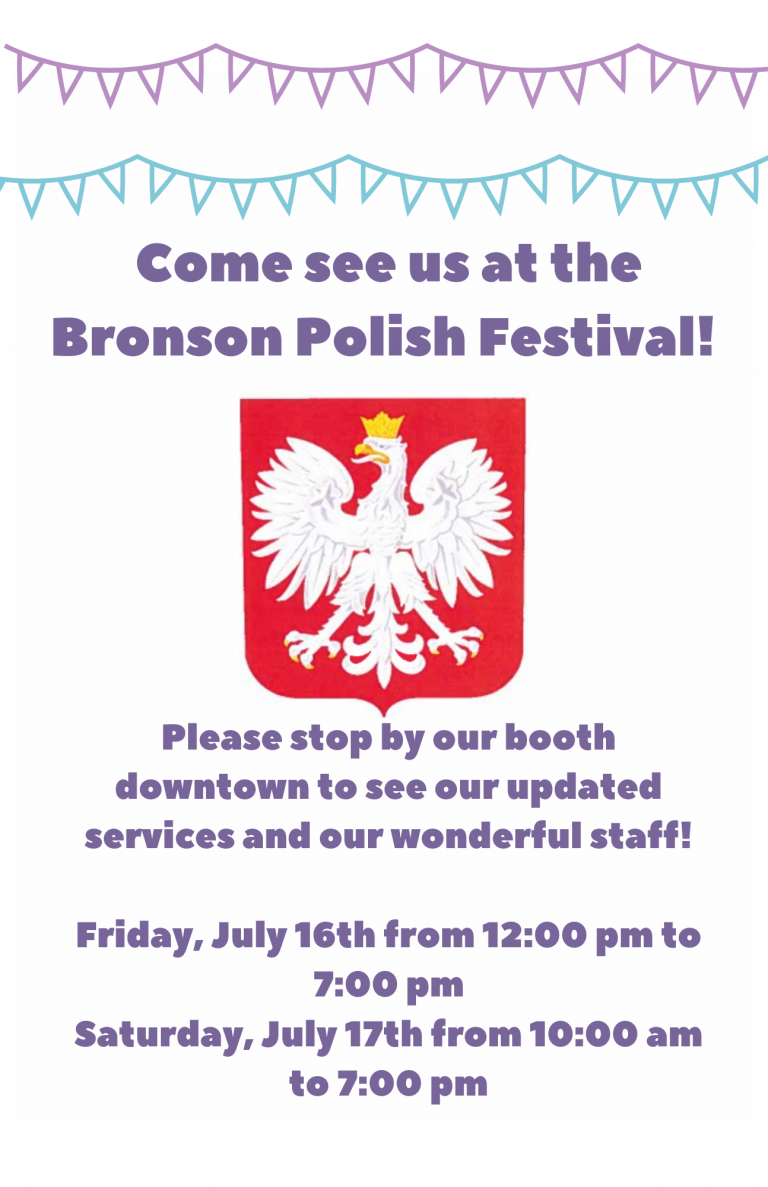 51st Bronson Polish Festival (517) 278SAFE BCCADSV